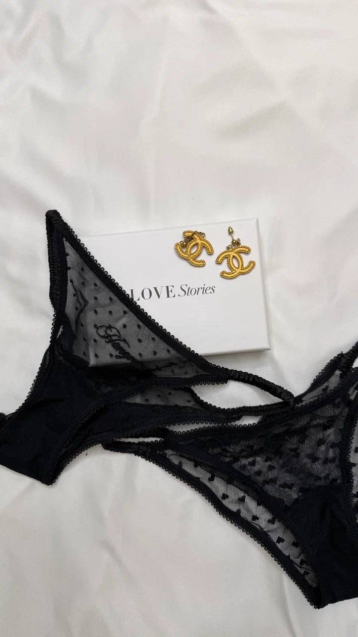 Набор из 2-х трусиков-танга Clio Black Набор из 2-х трусиков-танга Clio Black