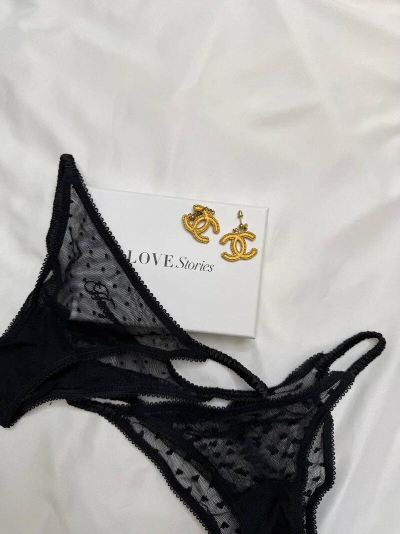 Набор из 2-х трусиков-танга Clio Black Набор из 2-х трусиков-танга Clio Black