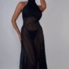 Сорочка Mesh Black Maxi Сорочка Mesh Black Maxi
