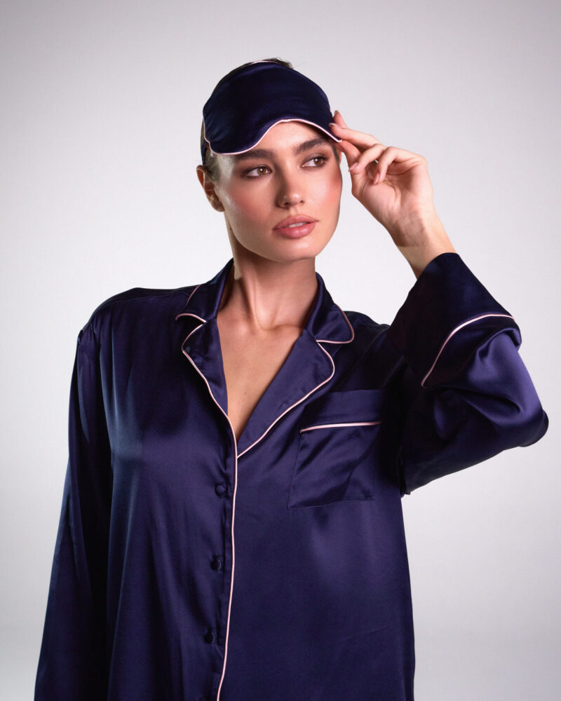 Пижама из шёлка Bonbon Blueberry Пижама из шёлка Bonbon Blueberry