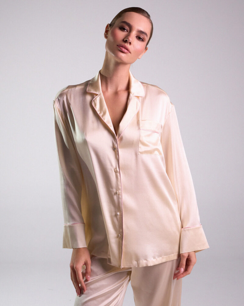 Пижама из шёлка Bonbon Champagne Пижама из шёлка Bonbon Champagne