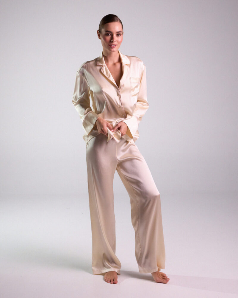 Пижама из шёлка Bonbon Champagne Пижама из шёлка Bonbon Champagne