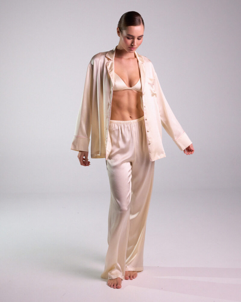 Пижама из шёлка Bonbon Champagne Пижама из шёлка Bonbon Champagne