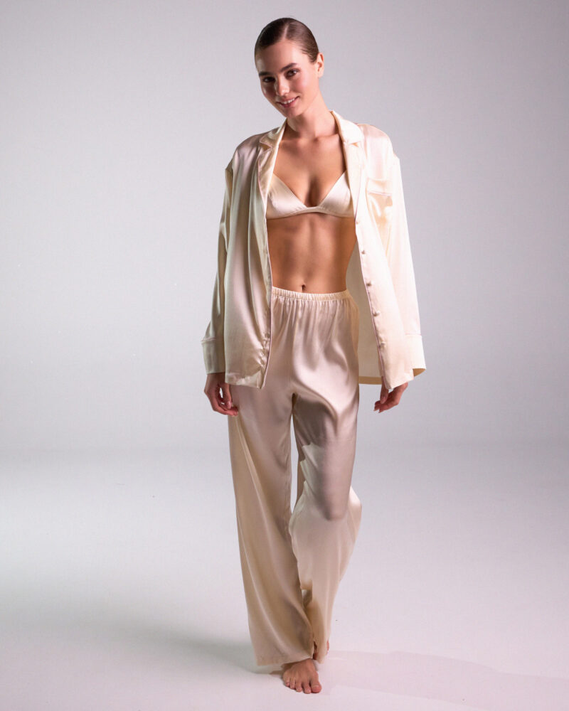 Пижама из шёлка Bonbon Champagne Пижама из шёлка Bonbon Champagne