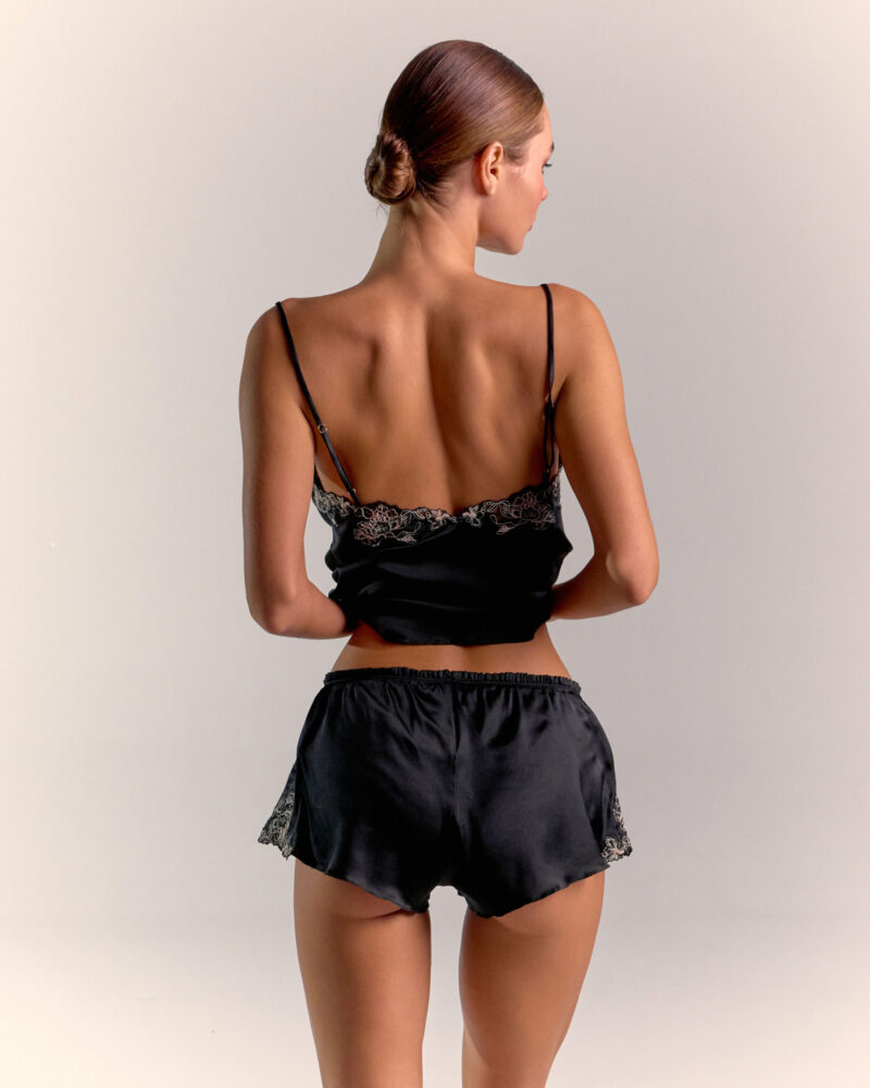 Пижама из шёлка Mademoiselle Soie Black Пижама из шёлка Mademoiselle Soie Black