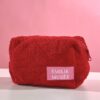 Косметичка из махры Red