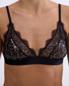 Трусики-слипы Wild Rose Black Sequins