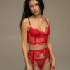Бюстье на поролоне OPIUM Red