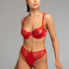 Трусики-бразильяно DONNA Red