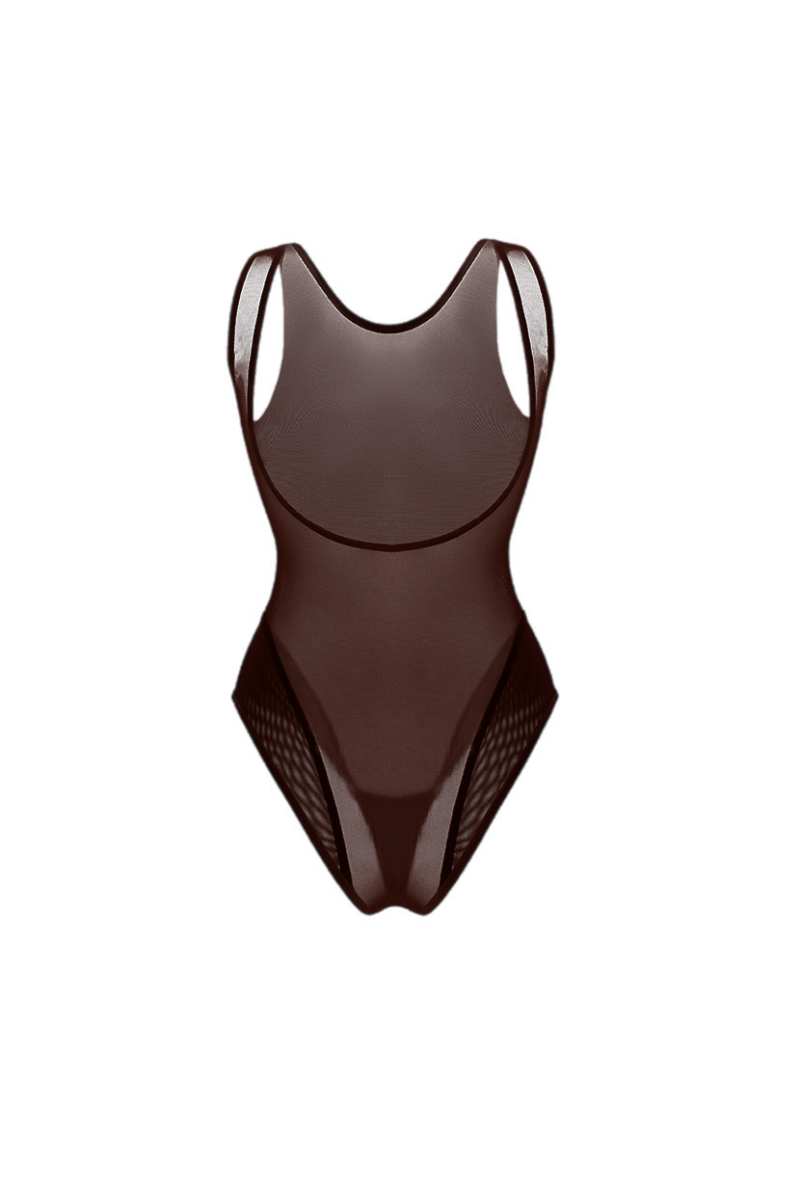 Боди-стринги из сетки Tobacco Brown Боди-стринги из сетки Tobacco Brown