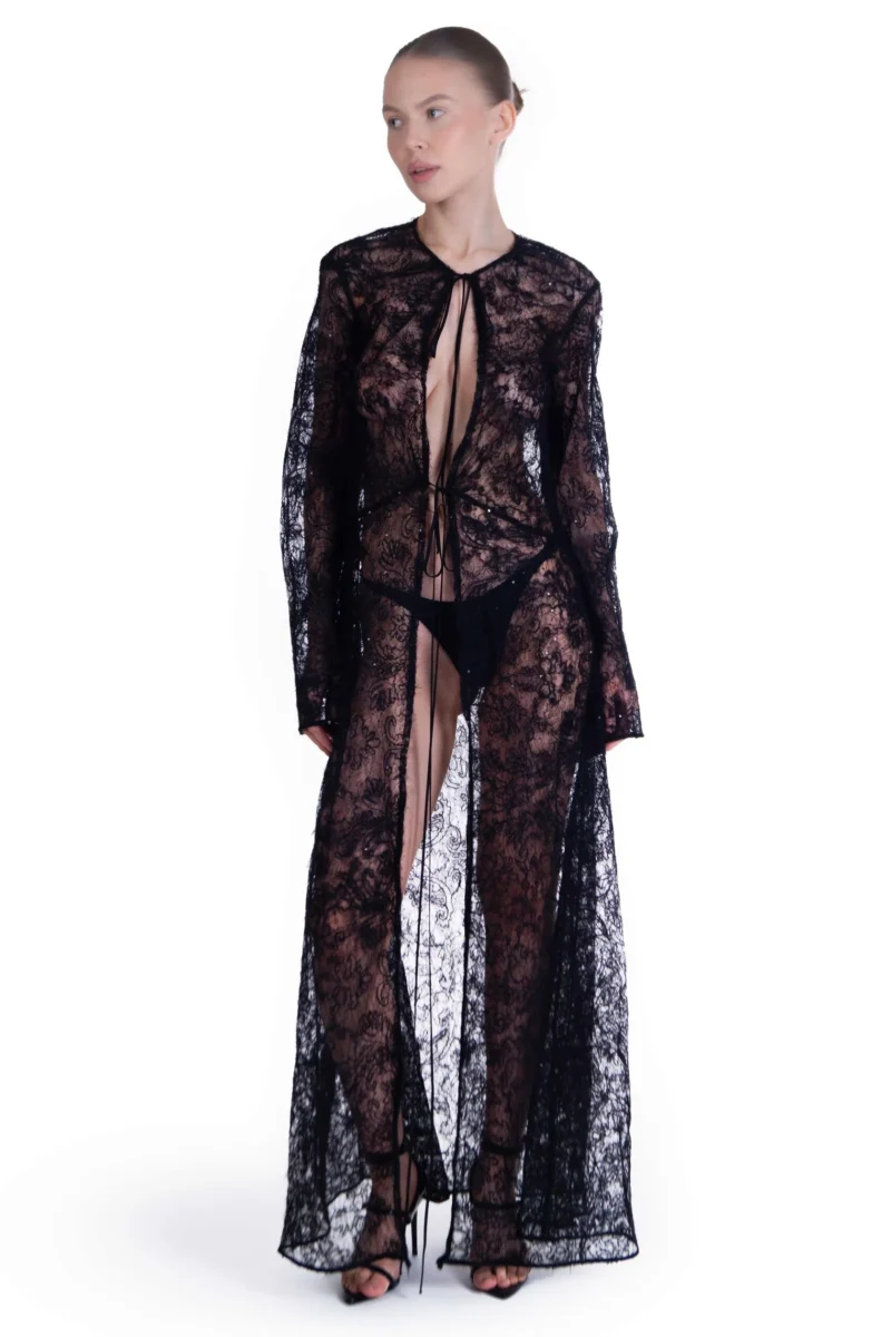 Кружевное платье Michelle Black