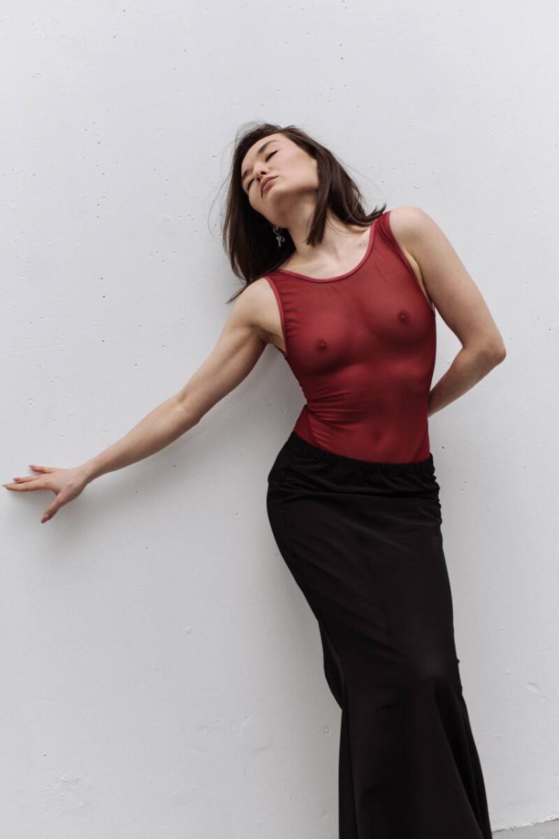 Боди из сетки Malaya Purple