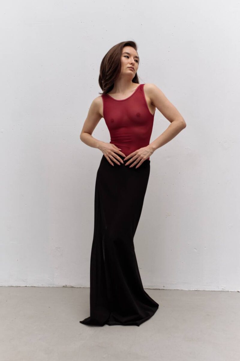 Боди из сетки Malaya Purple