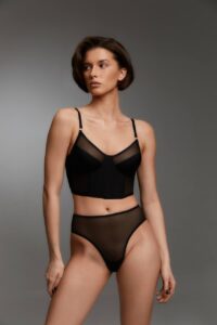 Трусики-слипы завышенные Joy Black Трусики-слипы завышенные Joy Black