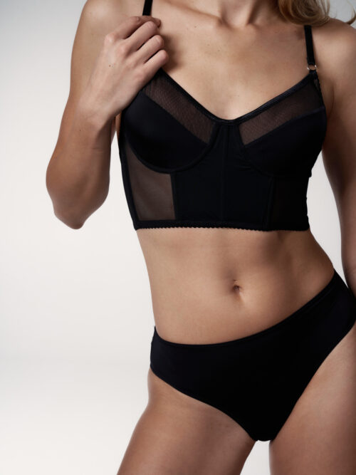 Корсетный бюстгальтер Vladela Black