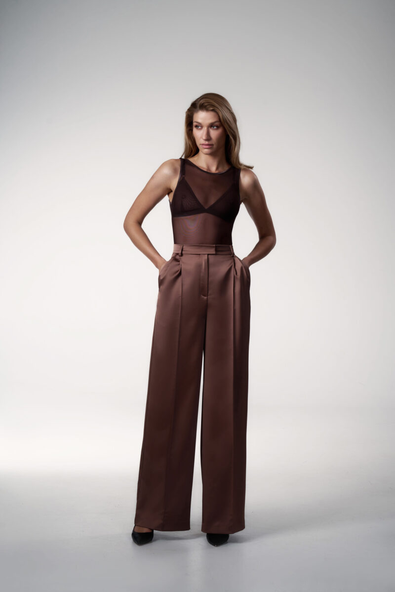 Боди-стринги из сетки Tobacco Brown Боди-стринги из сетки Tobacco Brown