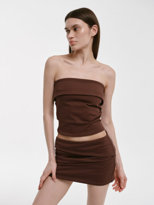 Топ с подворотом Chocolate Топ с подворотом Chocolate