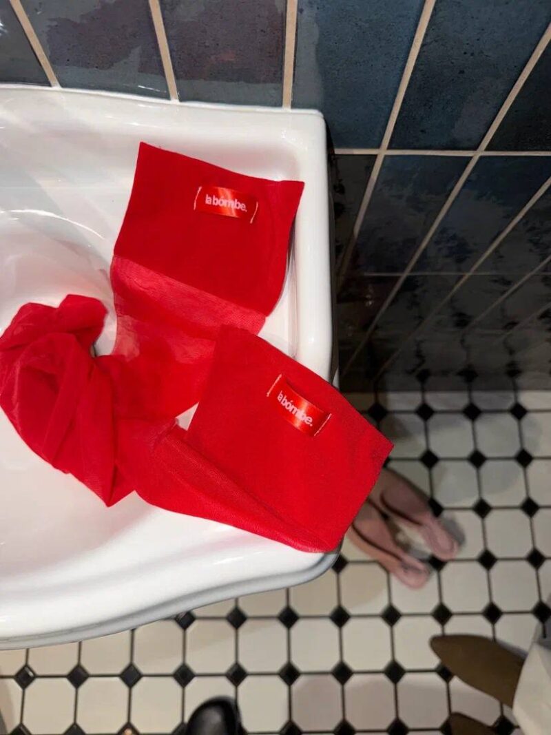 Чулки-гольфы LA BÓMBE Red