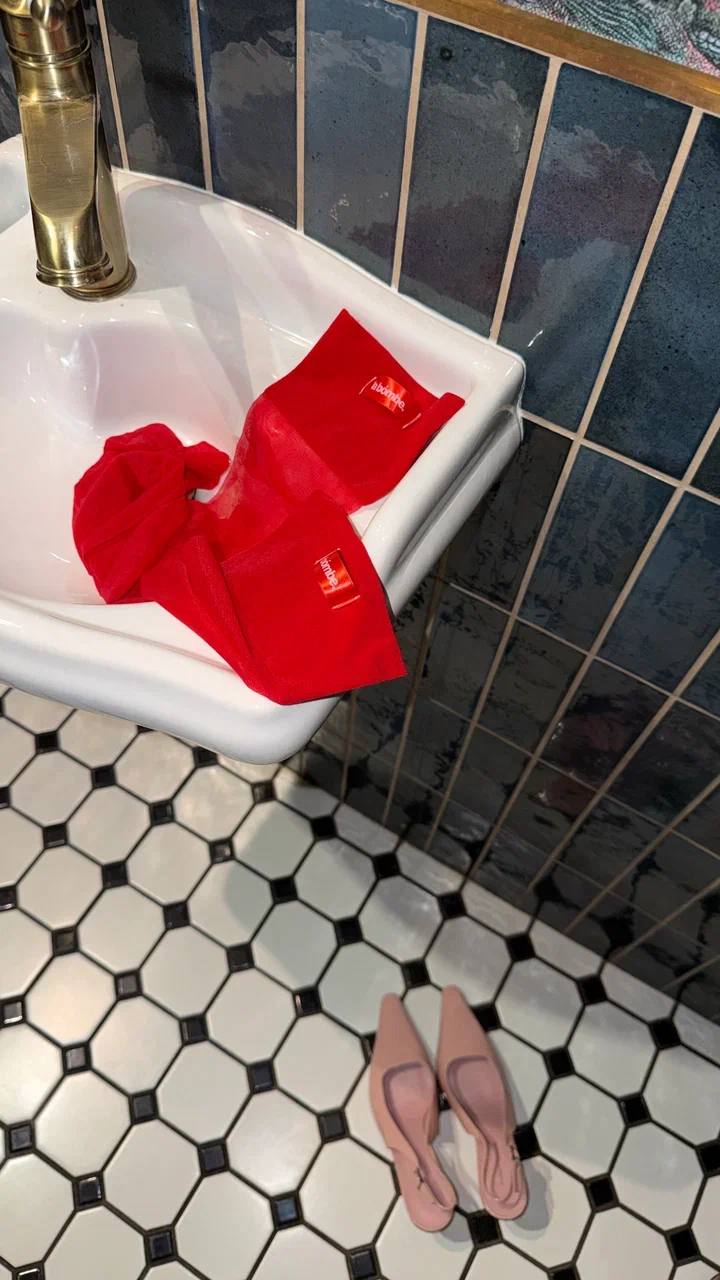 Чулки-гольфы LA BÓMBE Red