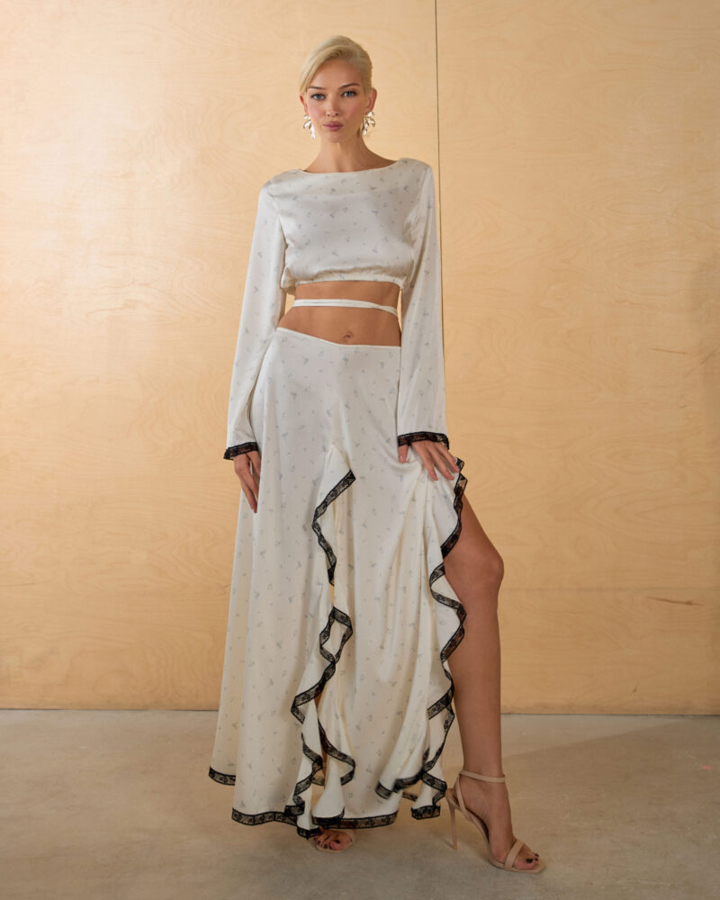 Костюм Топ с юбкой Bird White Костюм Топ с юбкой Bird White