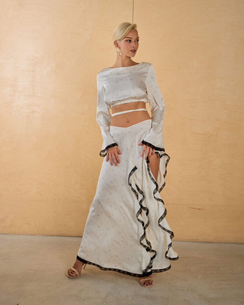 Костюм Топ с юбкой Bird White Костюм Топ с юбкой Bird White