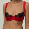Бюстгальтер полуплотная чашка OPERA Red