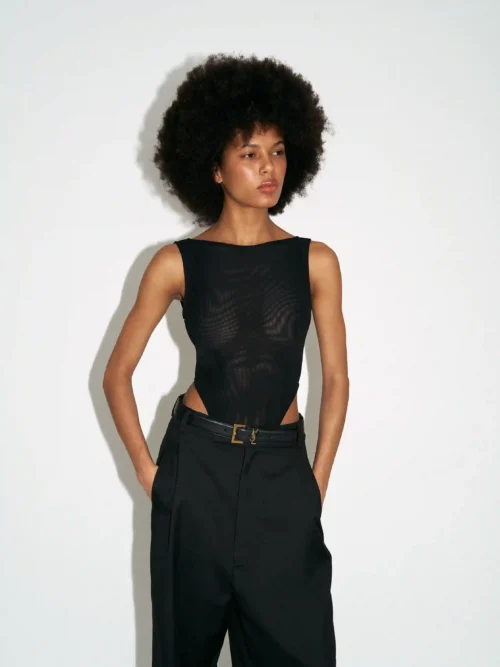 Боди из сетки Mira Mesh Black