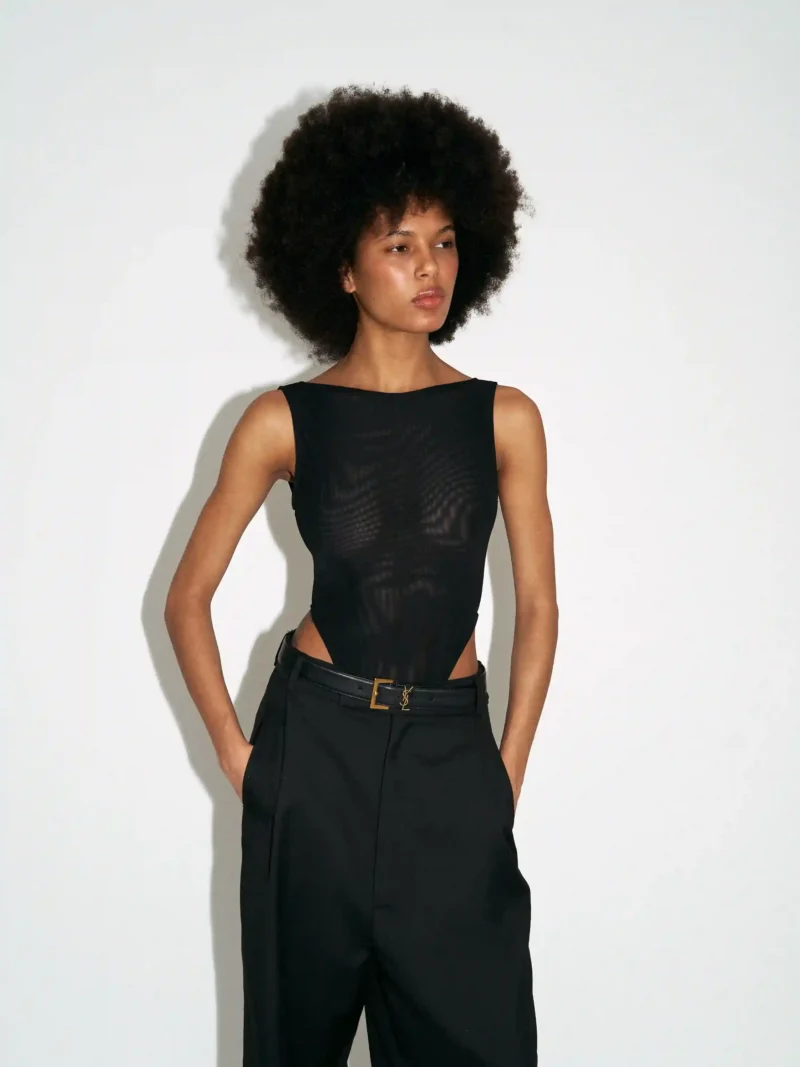 Боди из сетки Mira Mesh Black