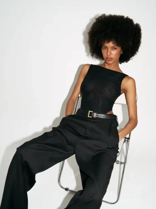 Боди из сетки Mira Mesh Black