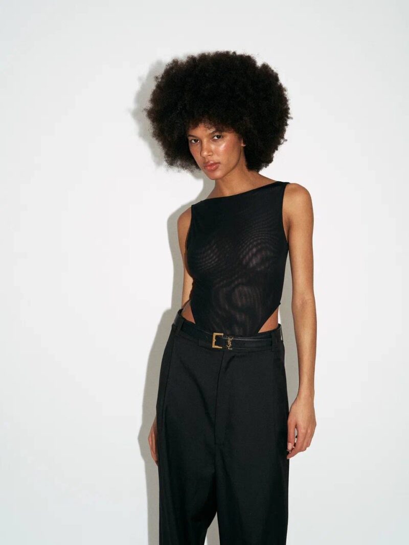 Боди из сетки Mira Mesh Black