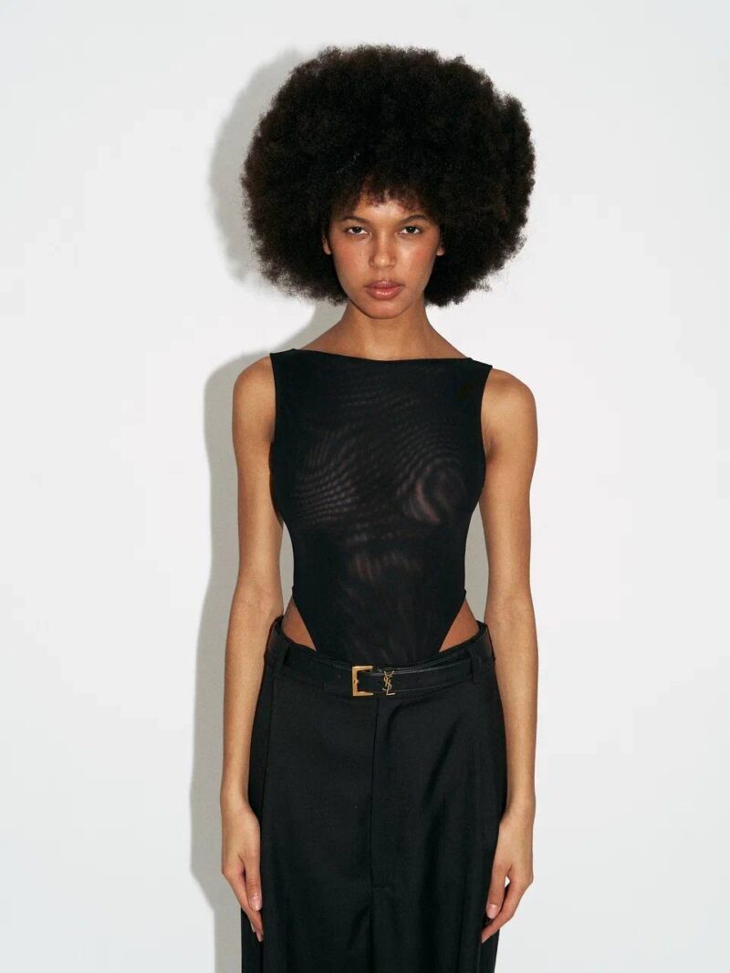 Боди из сетки Mira Mesh Black