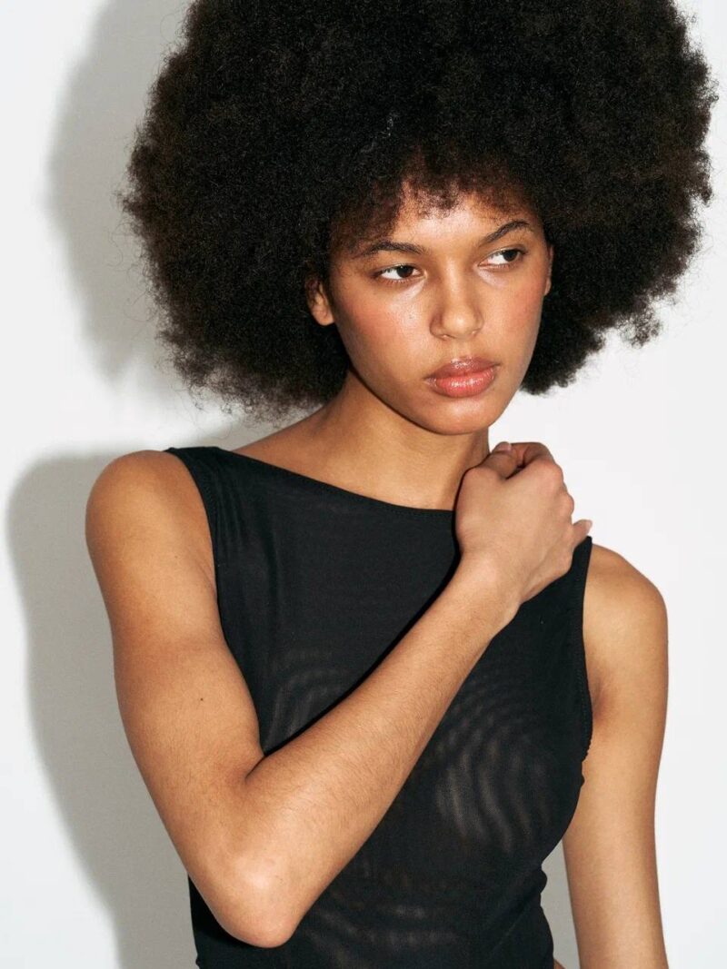 Боди из сетки Mira Mesh Black