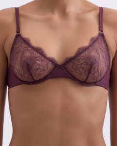 Трусики-слипы завышенные Kylie Bordeaux