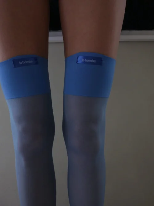 Чулки-гольфы LA BÓMBE Blue