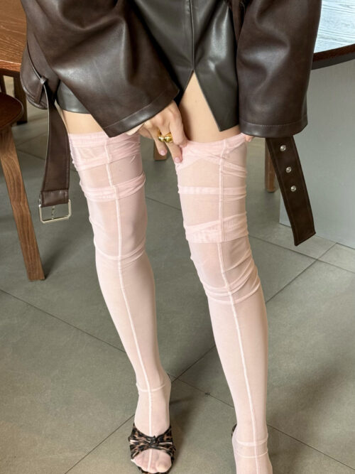 Чулки удлинённые Pink Чулки удлинённые Pink