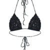Топ Triangle Knit Black Топ Triangle Knit Black