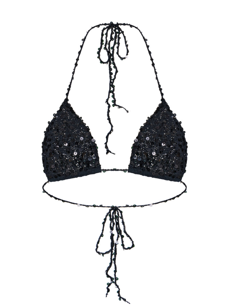 Топ Triangle Knit Black Топ Triangle Knit Black