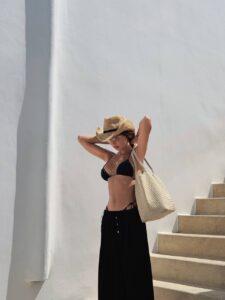 Плавки Kyra Silver Studs Black