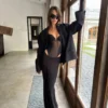Боди из сетки ROSE Mesh Black