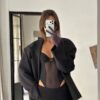 Боди из сетки ROSE Mesh Black