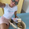 Футболка "Pretty, but busy" Белая