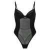 Боди из сетки ROSE Mesh Black Боди из сетки ROSE Mesh Black