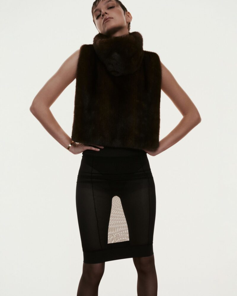 Юбка Mesh Black
