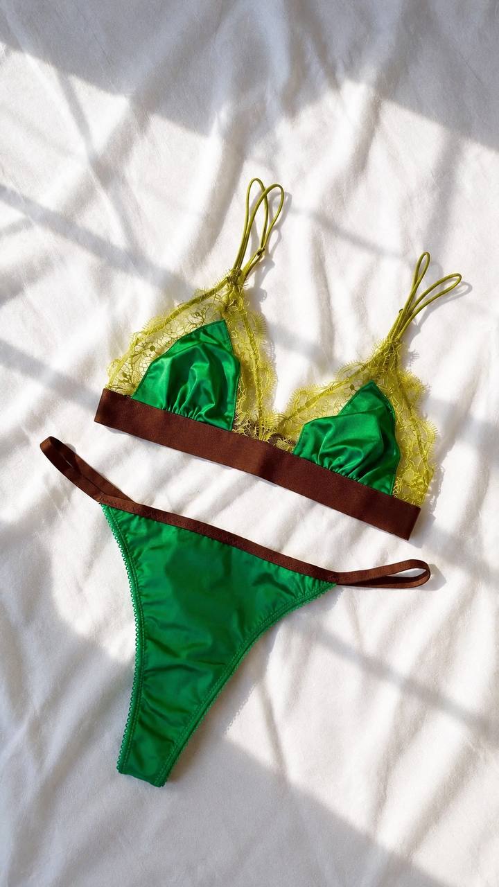Трусики-стринги Roomservice Bright Green Трусики-стринги Roomservice Bright Green