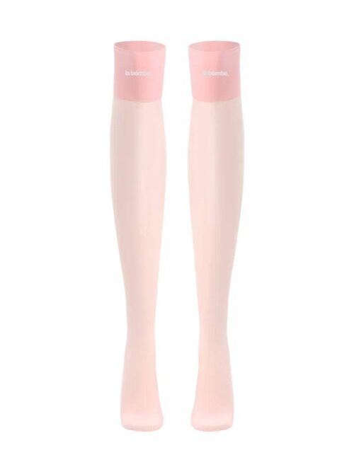 Чулки-гольфы LA BÓMBE Logomania Pink