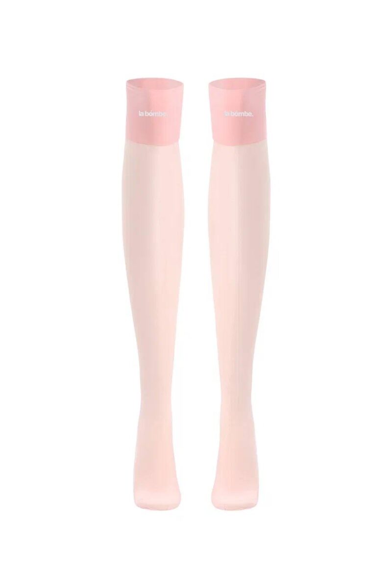 Чулки-гольфы LA BÓMBE Logomania Pink