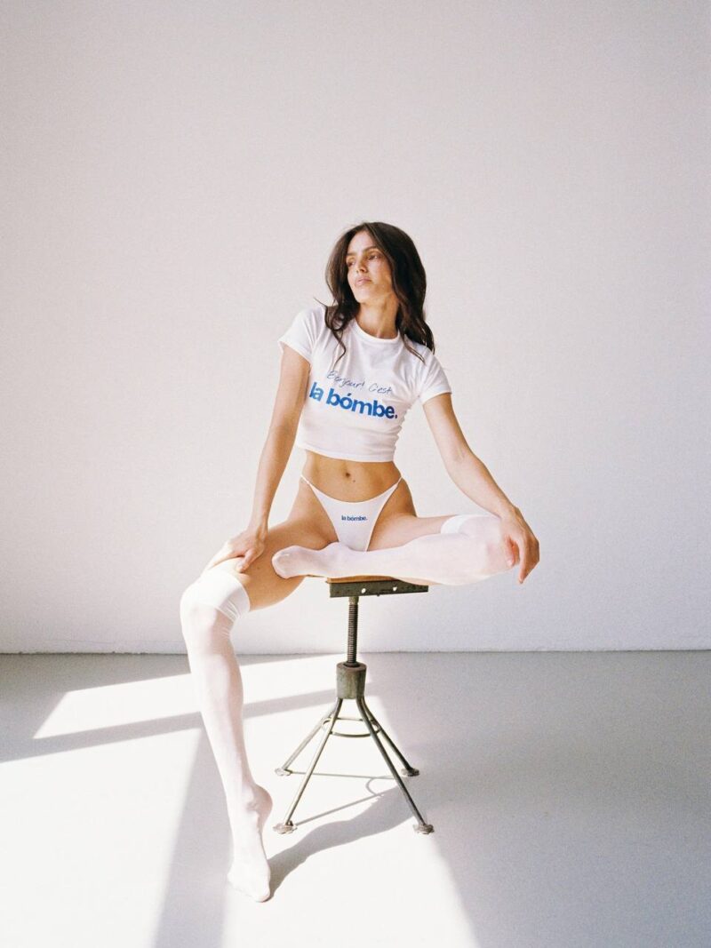 Трусики-стринги LA BÓMBE White/Blue Трусики-стринги LA BÓMBE White/Blue