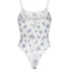 Боди Blooming Mesh Blue Flower