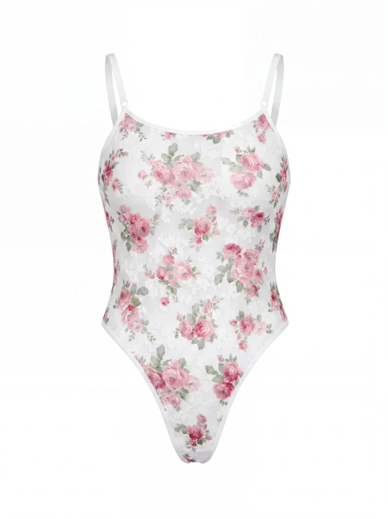 Боди Blooming Mesh Pink Flower