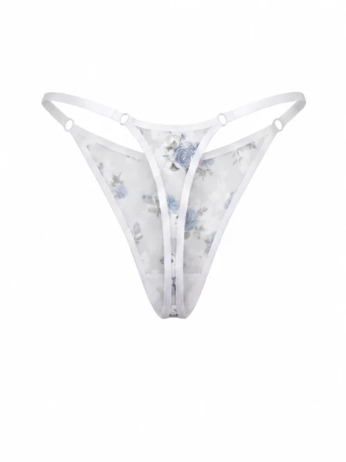 Трусики-стринги Blooming Mesh Blue Flower Трусики-стринги Blooming Mesh Blue Flower